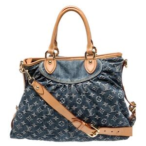 Louis Vuitton Monogram Neo Cabby GM Denim Shoulder Bag